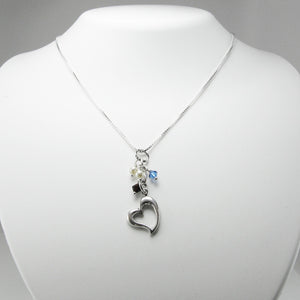 Honor each significant person in your life in one necklace: a birthstone for each loved one-parents, grandparents, siblings, children, lost babies, friends,pets