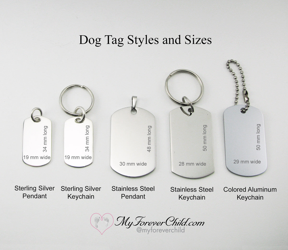 Our 2 Precious Babies- Two Butterflies stainless steel dog tag pendant memorial keychain