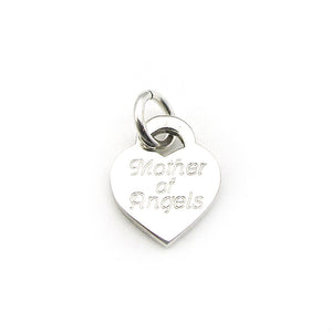 Mother of Angels Charm for Necklace, Miscarriage Jewelry, Loss of Baby, Infant, Child